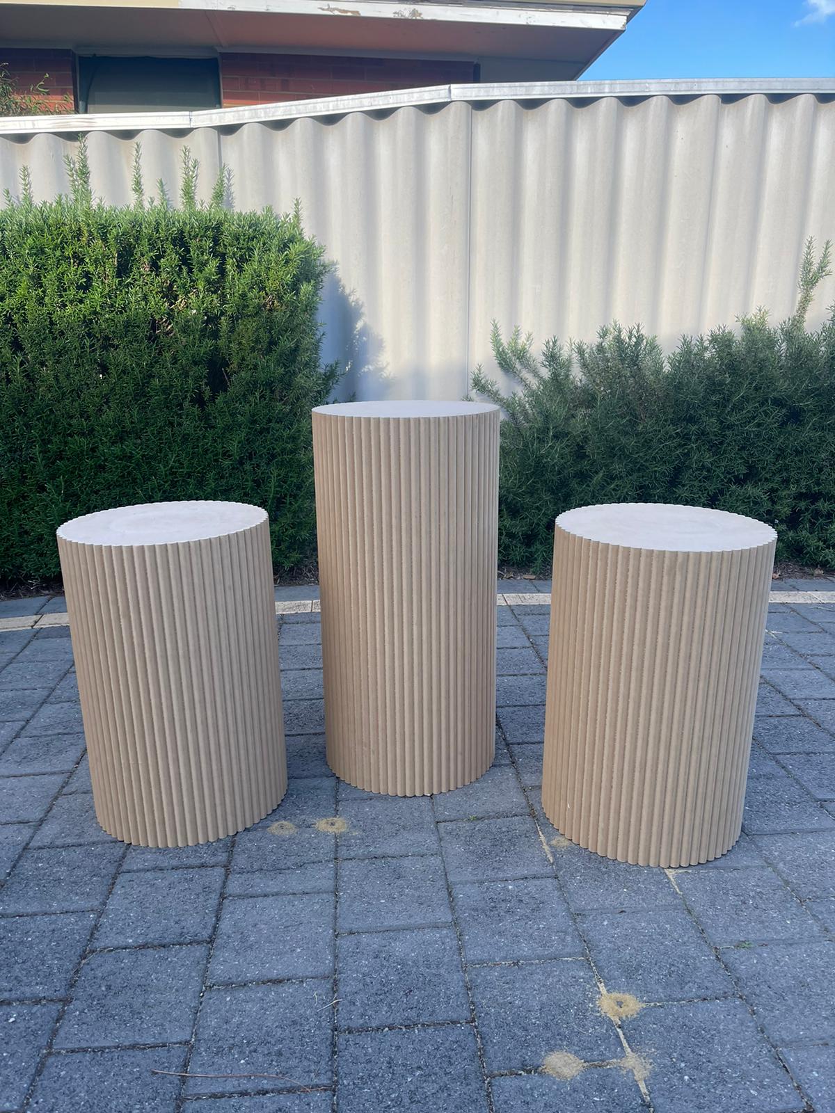 Rippled Plinths